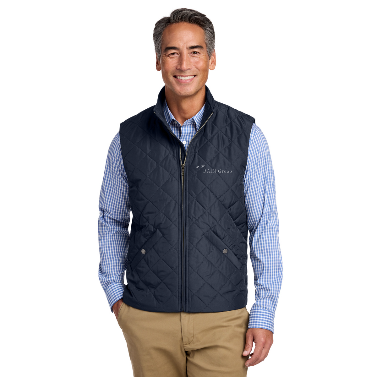 Brooks Brothers Quilted Vest — model
