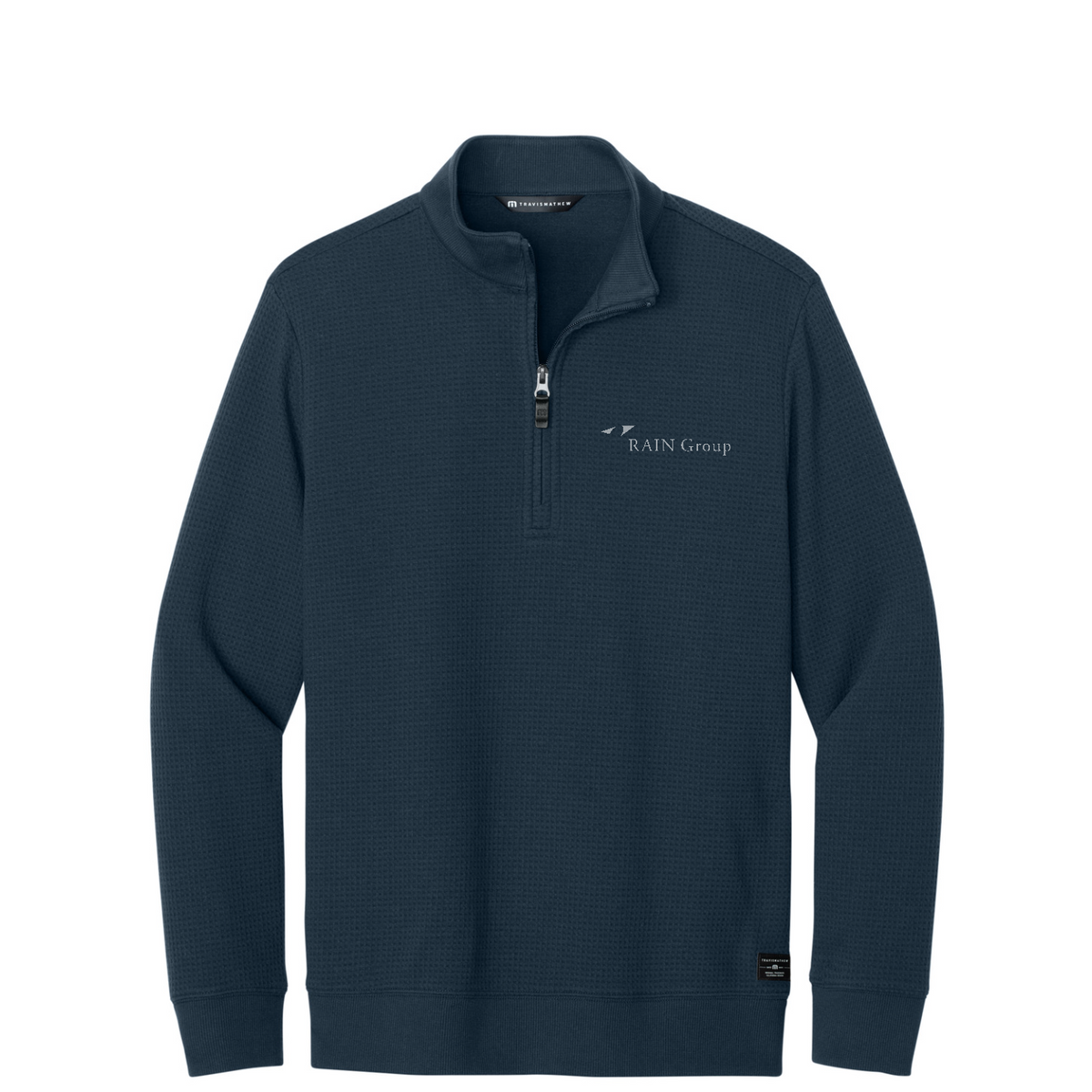 TravisMathew Waffle 1/4-Zip — Total Eclipse