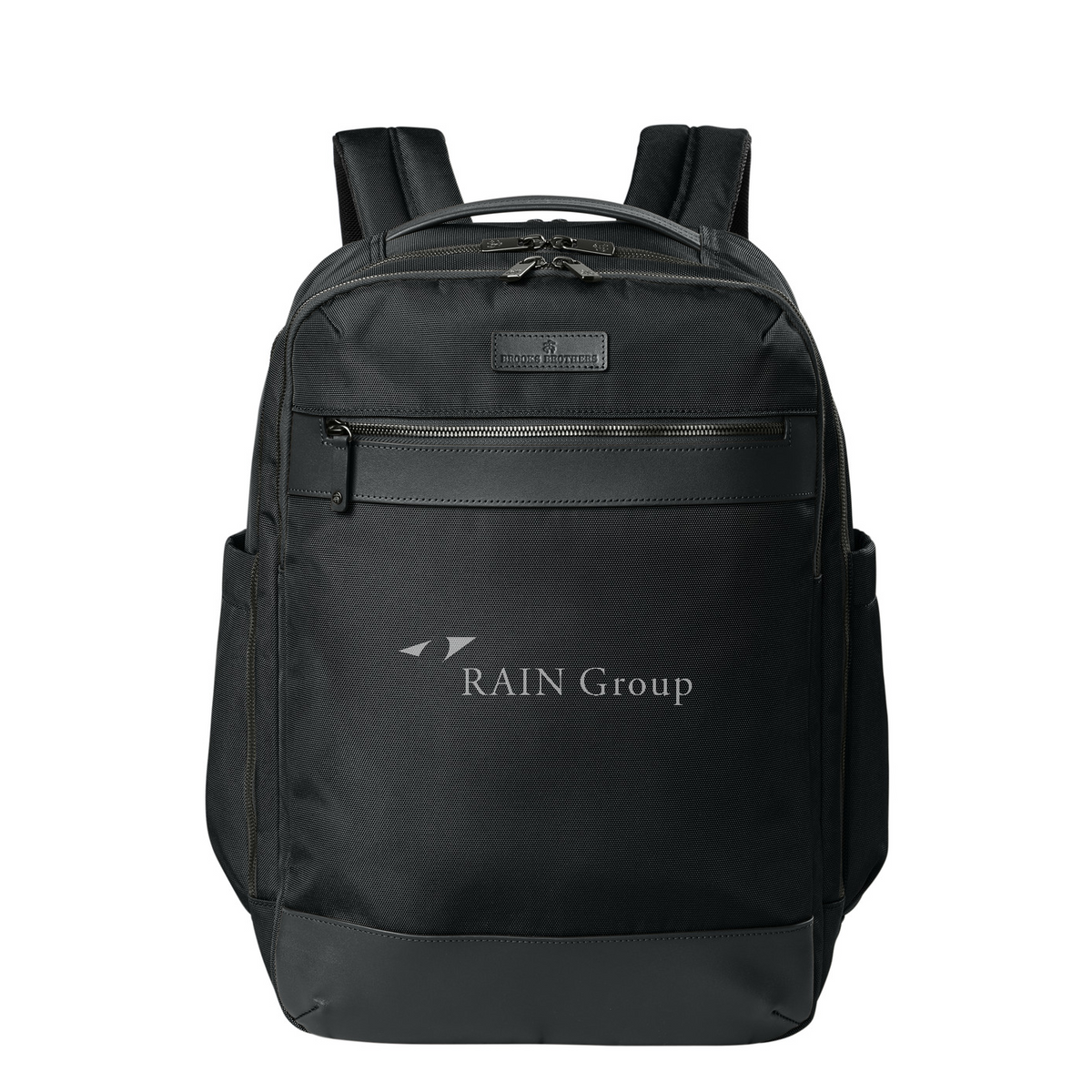 Brooks Brothers Oxford Backpack — Deep Black