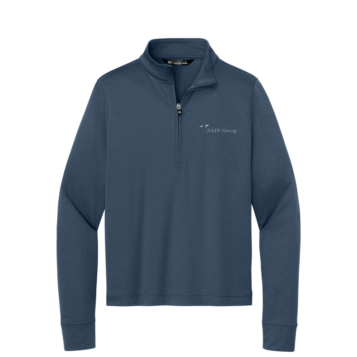 TravisMathew Women's Coto 1/2-Zip — Vintage Indigo/ Black