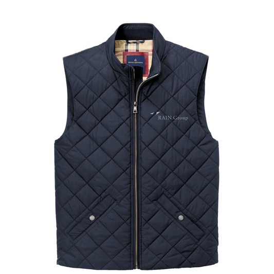 Brooks Brothers Quilted Vest — Night Navy
