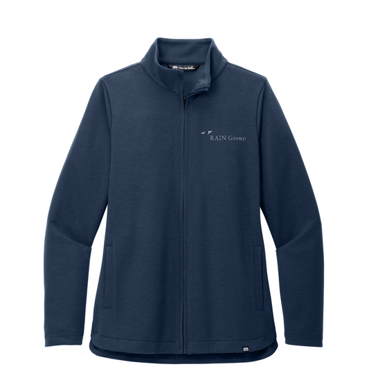 TravisMathew Women's Coveside Full-Zip — Blue Nights