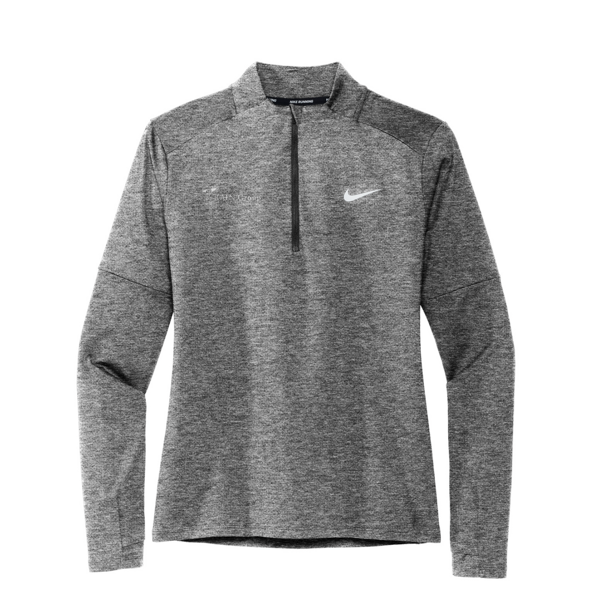 Nike Women's Dri-FIT Element 1/2-Zip Top — Black Heather