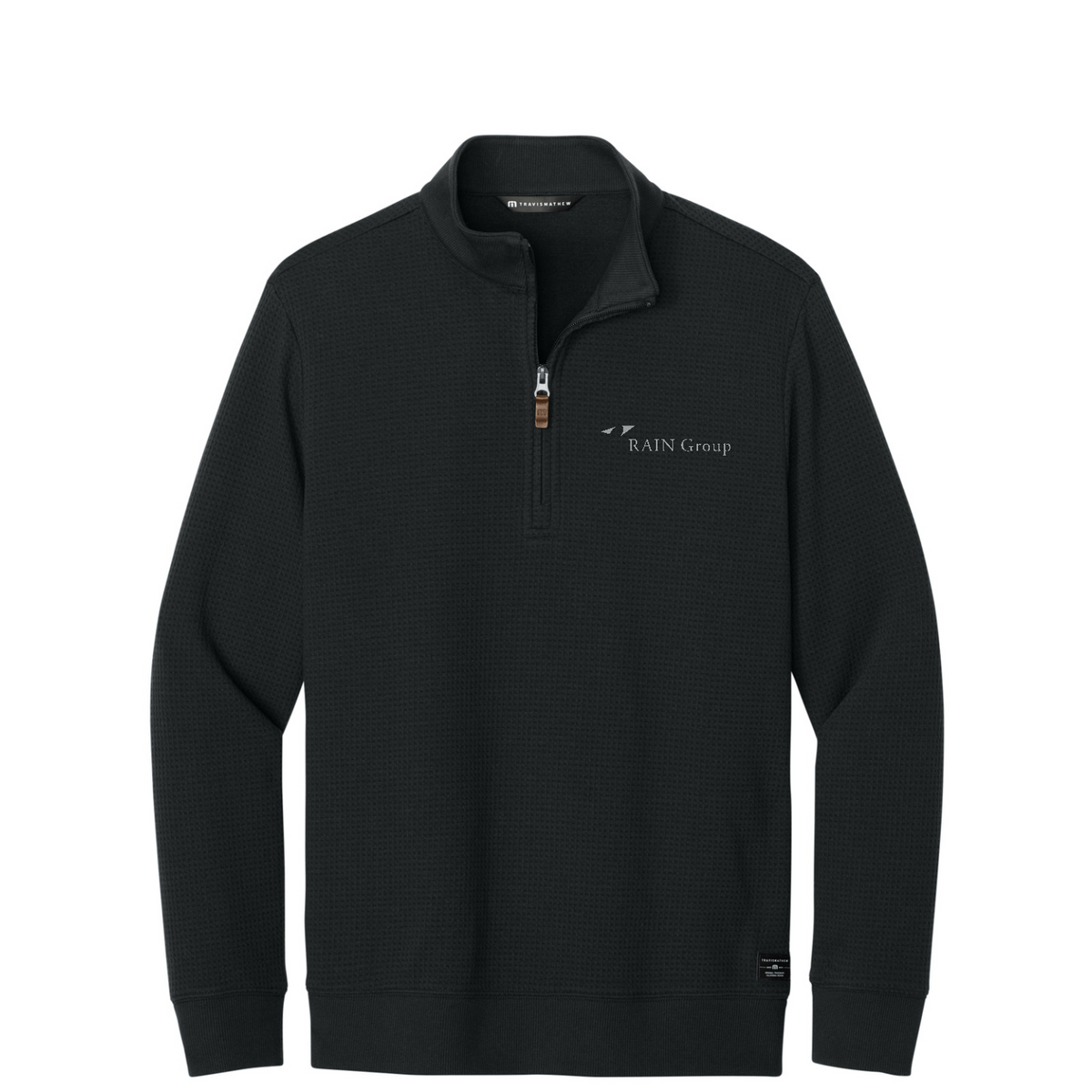 TravisMathew Waffle 1/4-Zip — Black