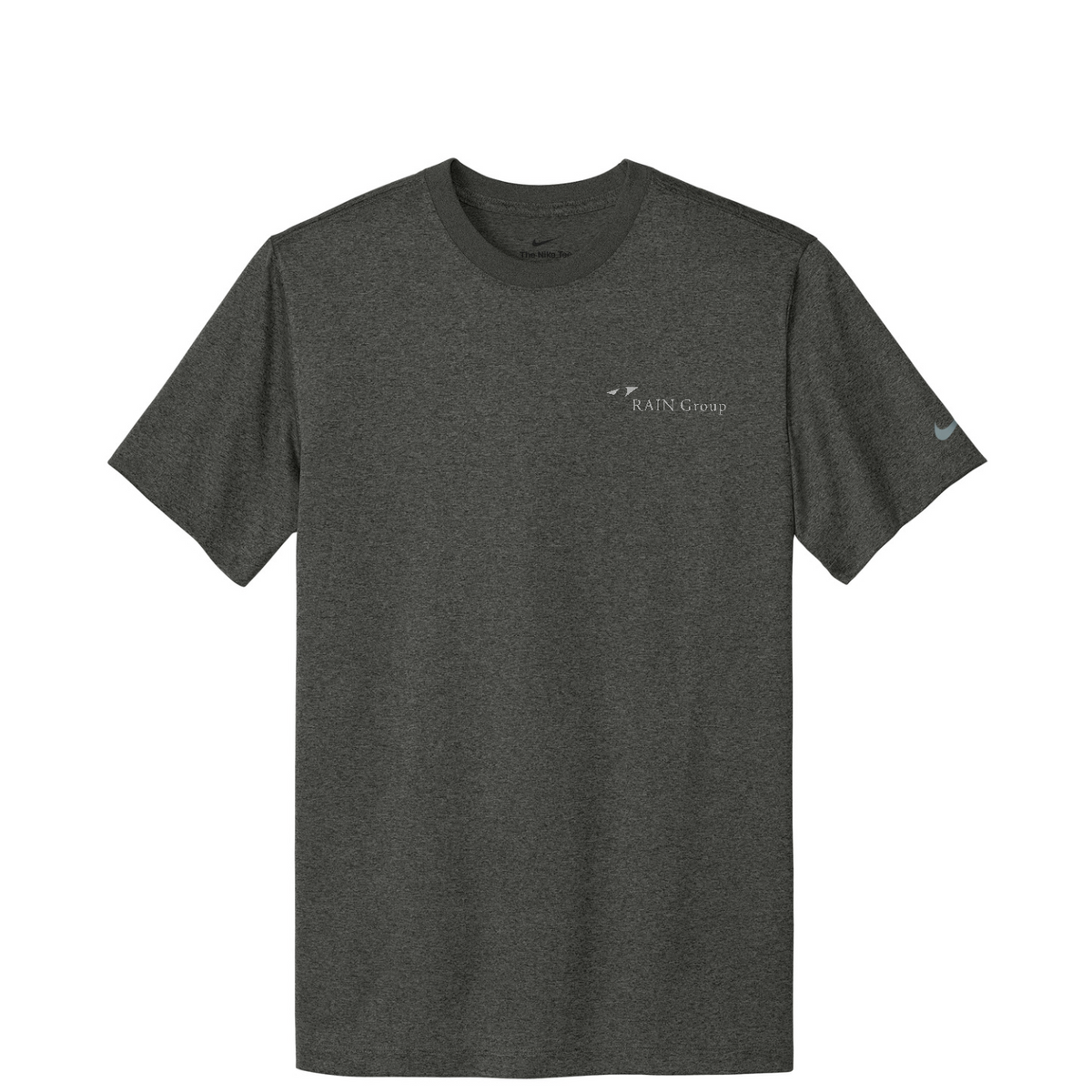 Nike Swoosh Sleeve rLegend Tee — Dark Smoke Heather