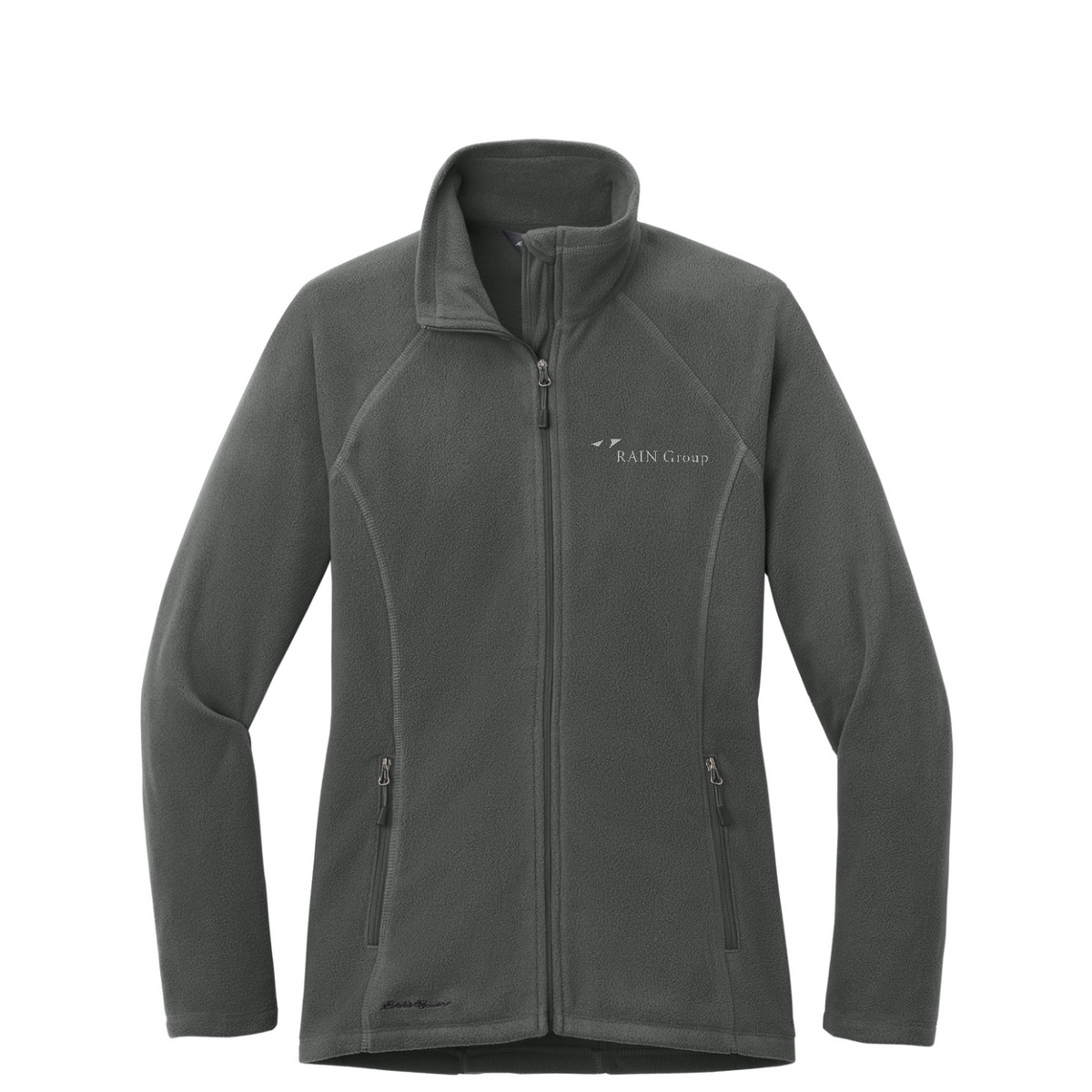 Eddie Bauer Women's Full-Zip Microfleece Jacket — Grey Steel