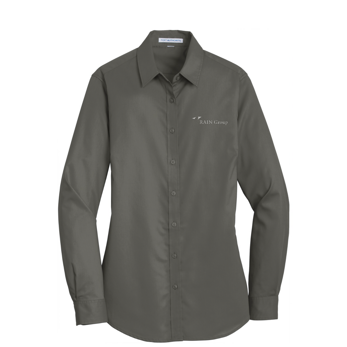 Port Authority Women's SuperPro Twill Shirt — Sterling Grey