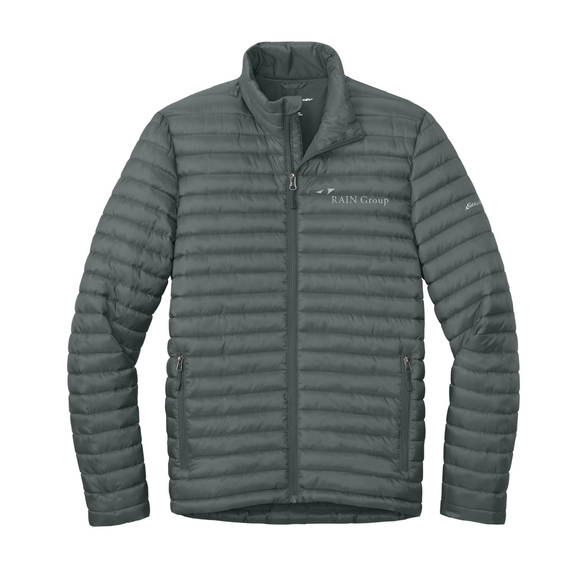 Eddie Bauer Packable Quilted Full-Zip — Metal Grey