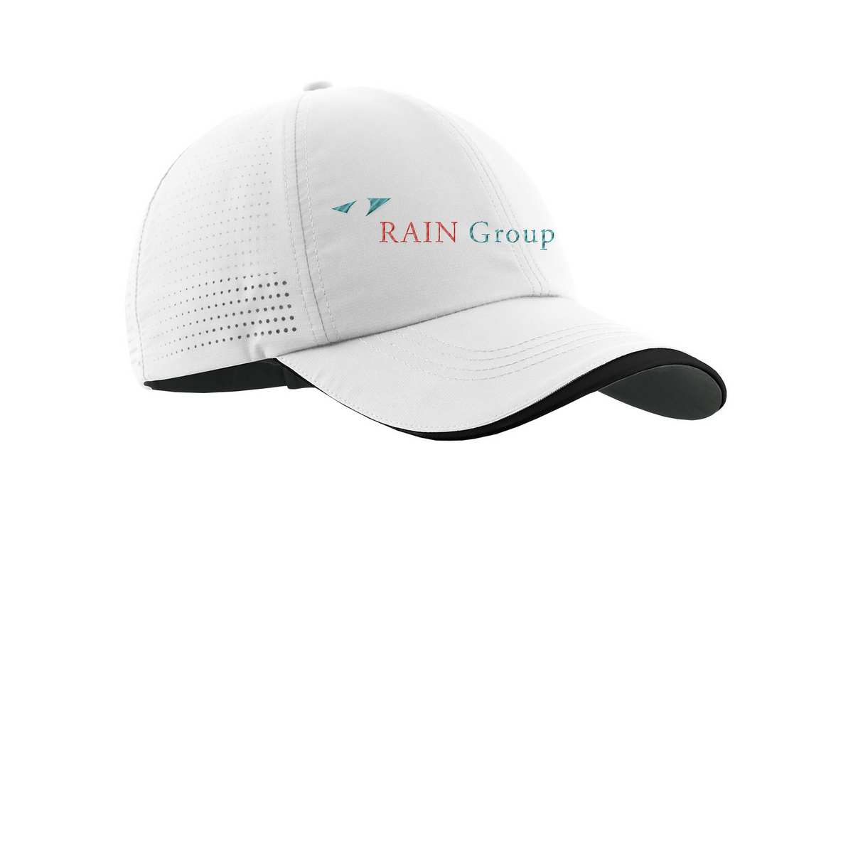 Nike Dri-FIT Perforated Performance Cap — White/ Black