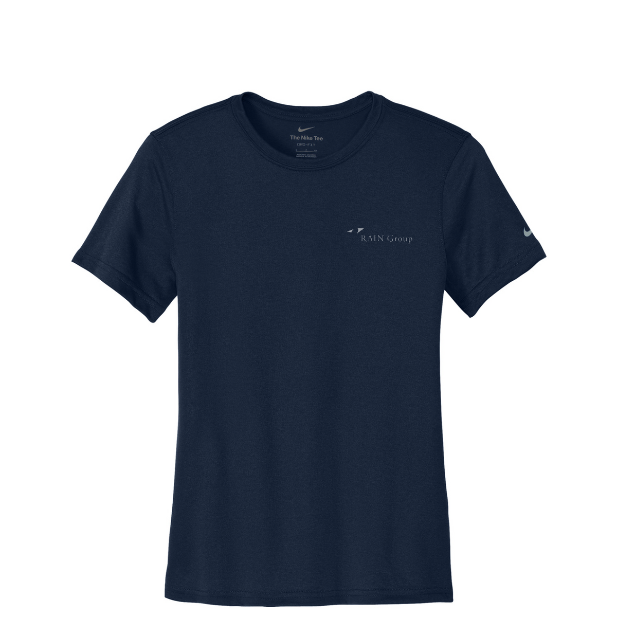Nike Women's Swoosh Sleeve rLegend Tee — College Navy