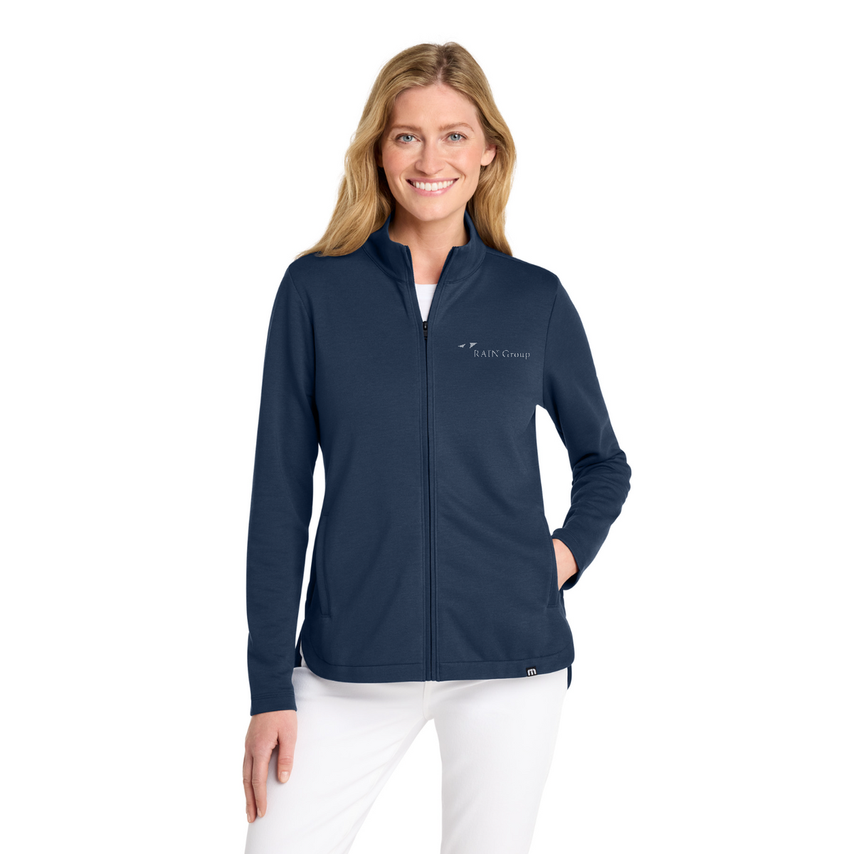 TravisMathew Women's Coveside Full-Zip — model