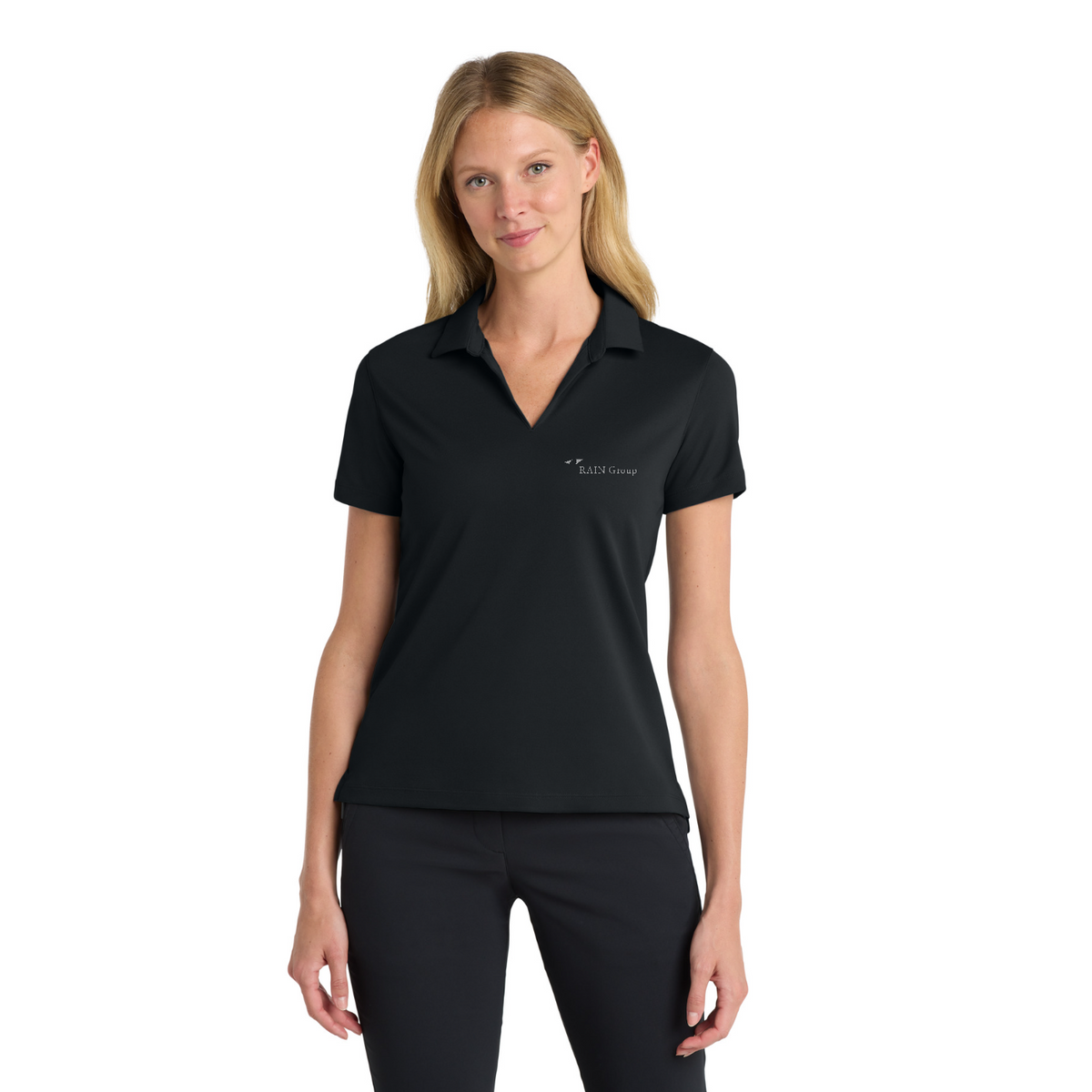 Nike Women's Dri-FIT Micro Pique 2.0 Polo — model