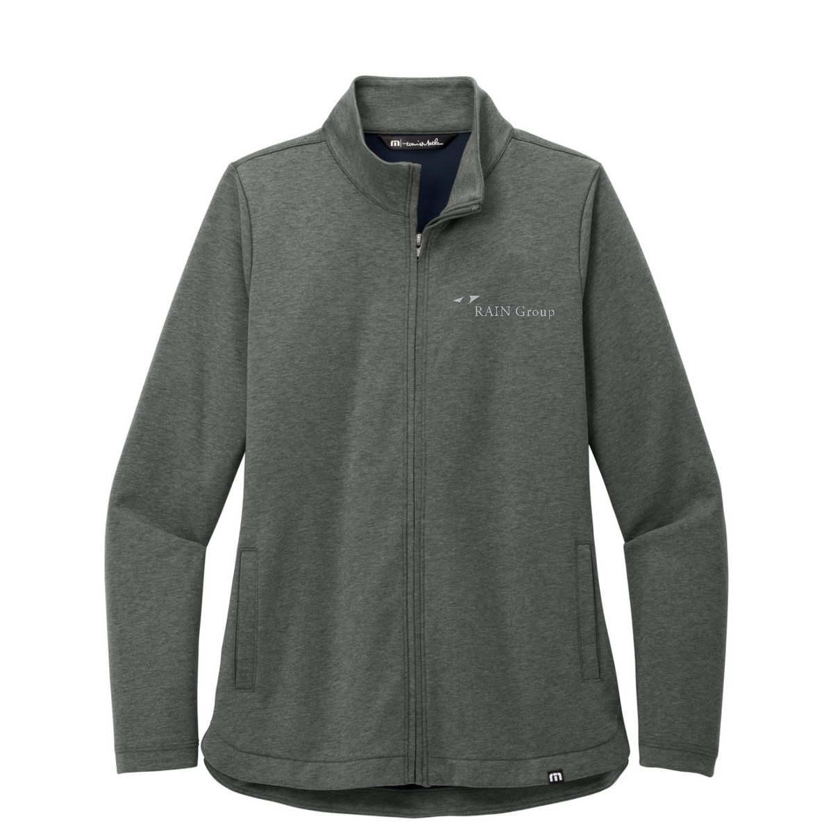 TravisMathew Women's Coveside Full-Zip — Dark Grey Heather