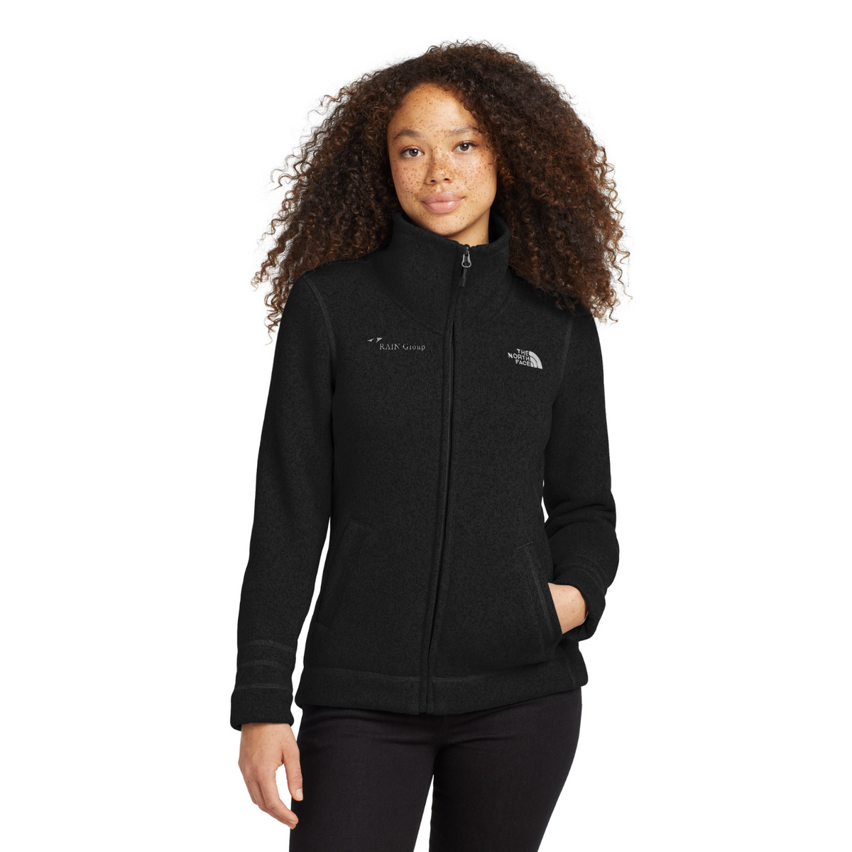 The North Face  Women's Sweater Fleece Jacket — model