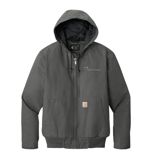 Carhartt Washed Duck Active Jac — Gravel