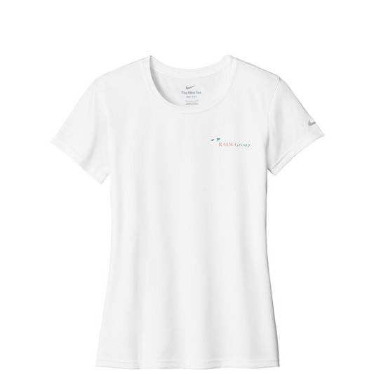 Nike Women's Swoosh Sleeve rLegend Tee — White